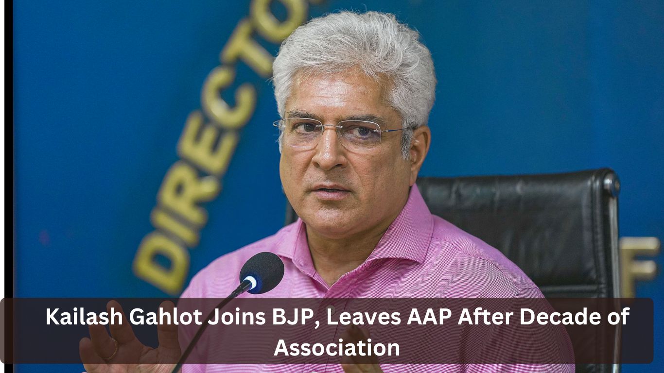 Kailash Gahlot Joins BJP, Leaves AAP After Decade of Association