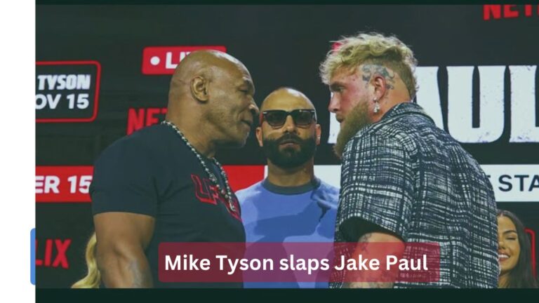 Mike Tyson slaps Jake Paul