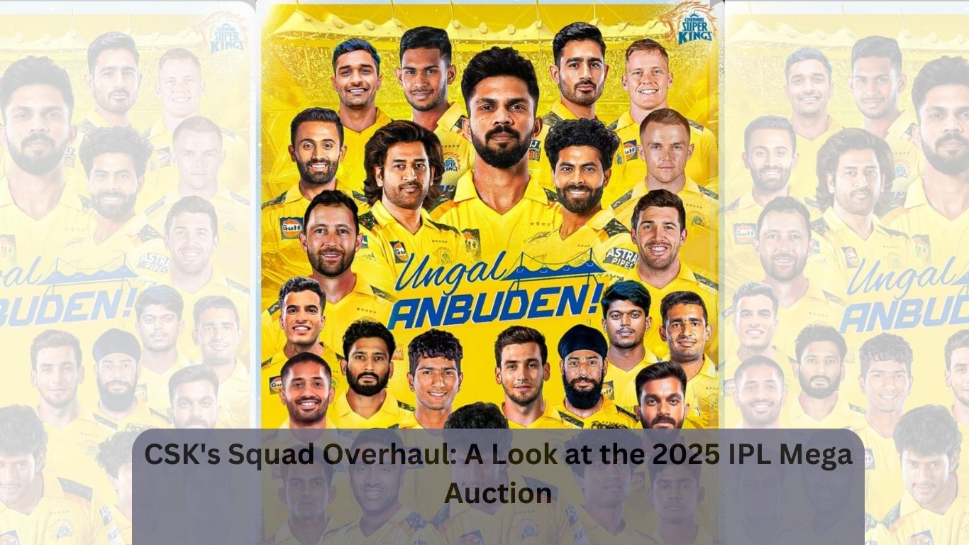 CSK's Squad Overhaul: A Look at the 2025 IPL Mega Auction