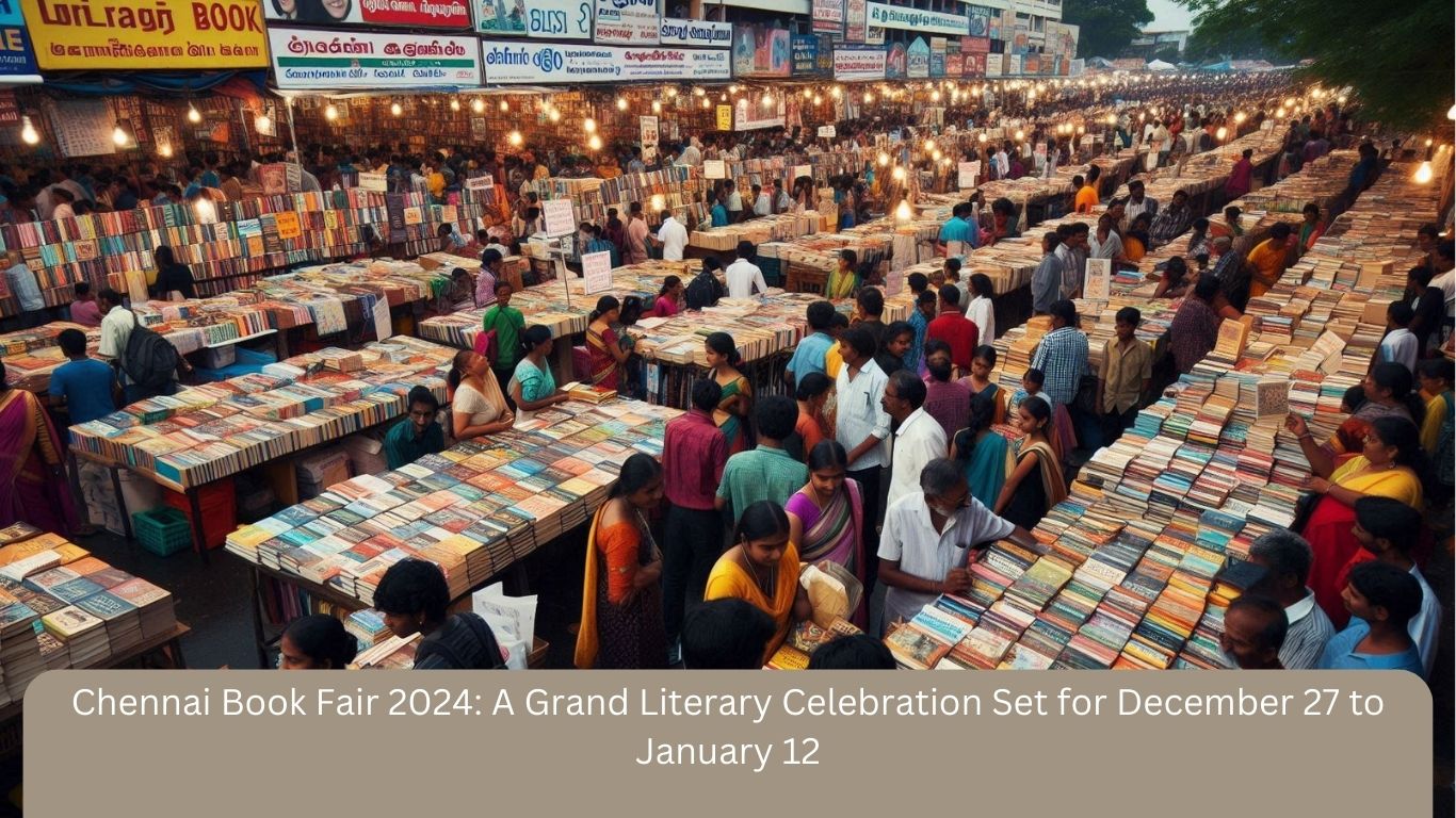 Chennai Book Fair 2024: A Grand Literary Celebration Set for December 27 to January 12