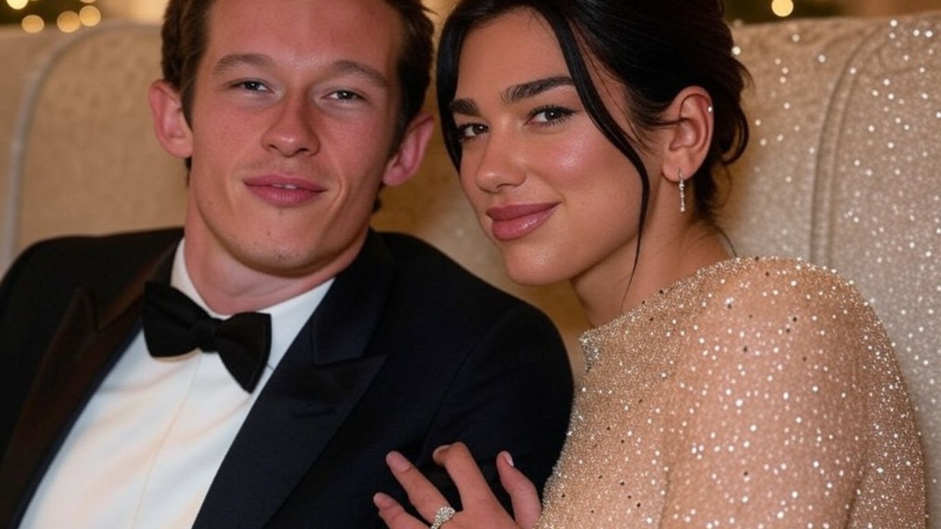 Dua Lipa Engaged to Callum Turner: Stunning Diamond Ring and Festive Cheer