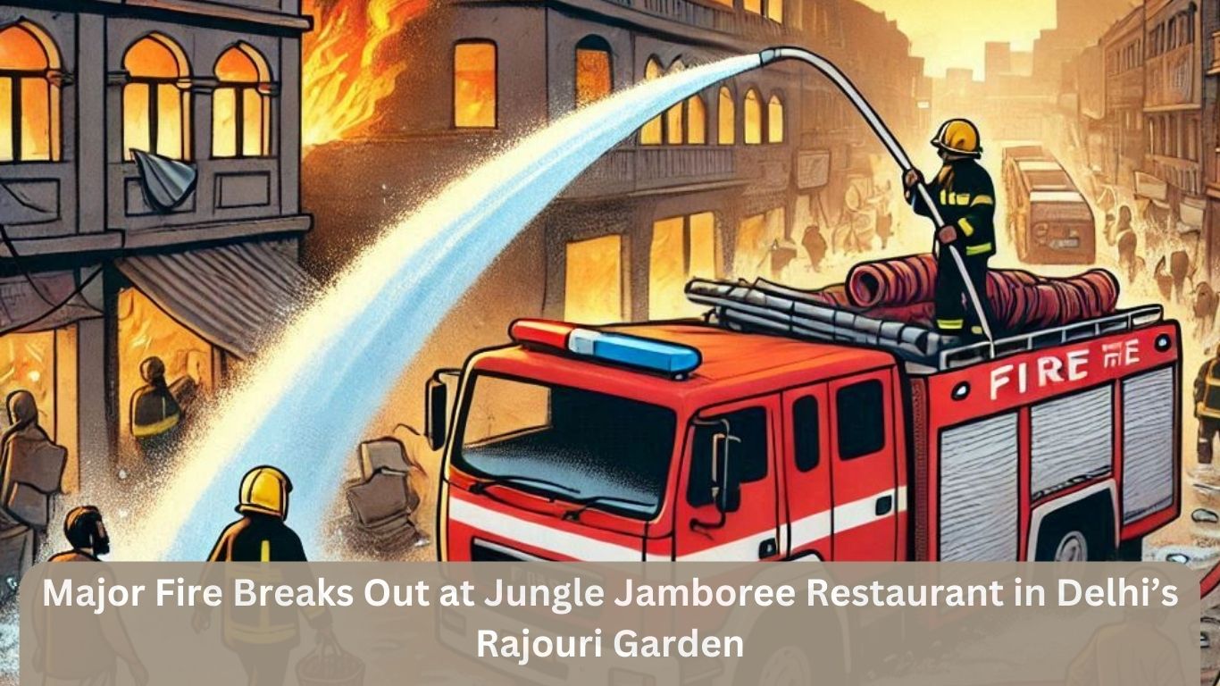 Major Fire Breaks Out at Jungle Jamboree Restaurant in Delhi’s Rajouri Garden