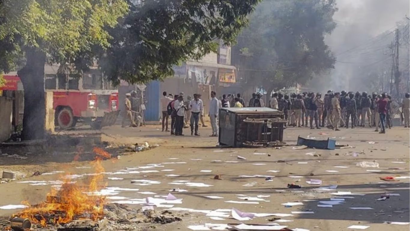 Violent Protests Erupt in Maharashtra’s Parbhani