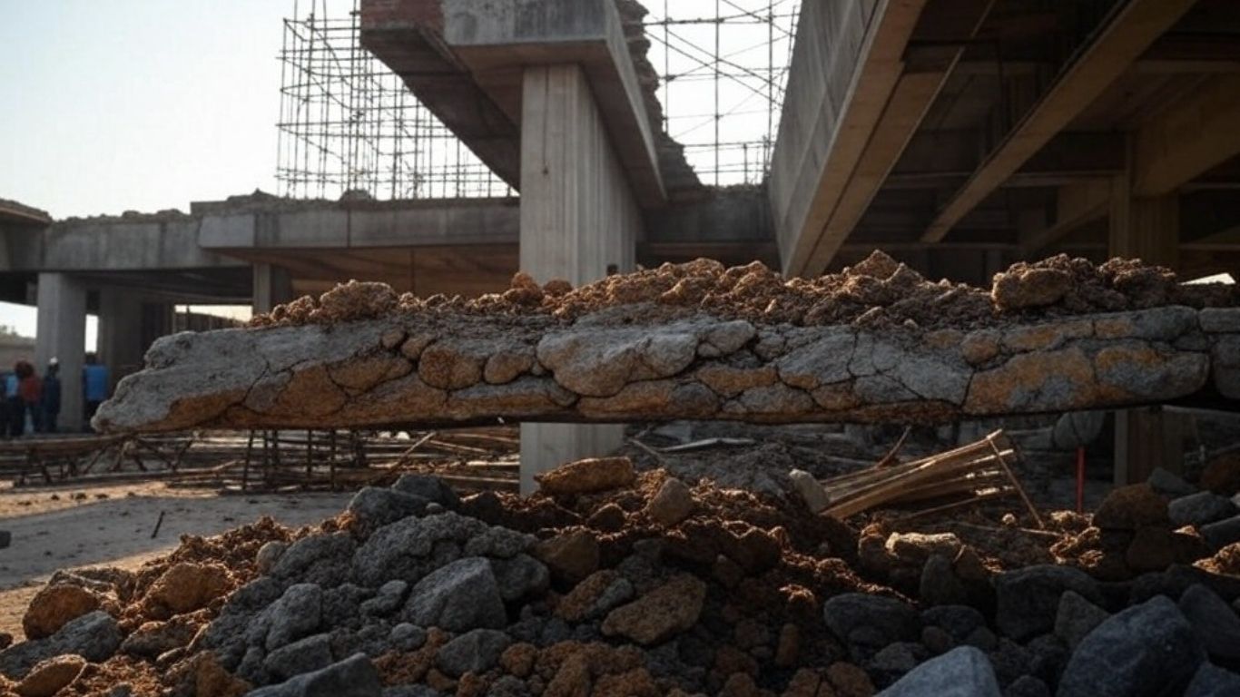 Under-Construction Lintel Collapse at Kannauj Railway Station: Rescue Operations Underway