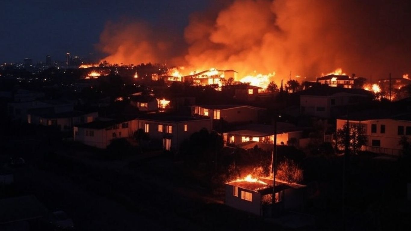 Unprecedented Wildfires Ravage Los Angeles Amid Severe Santa Ana Winds